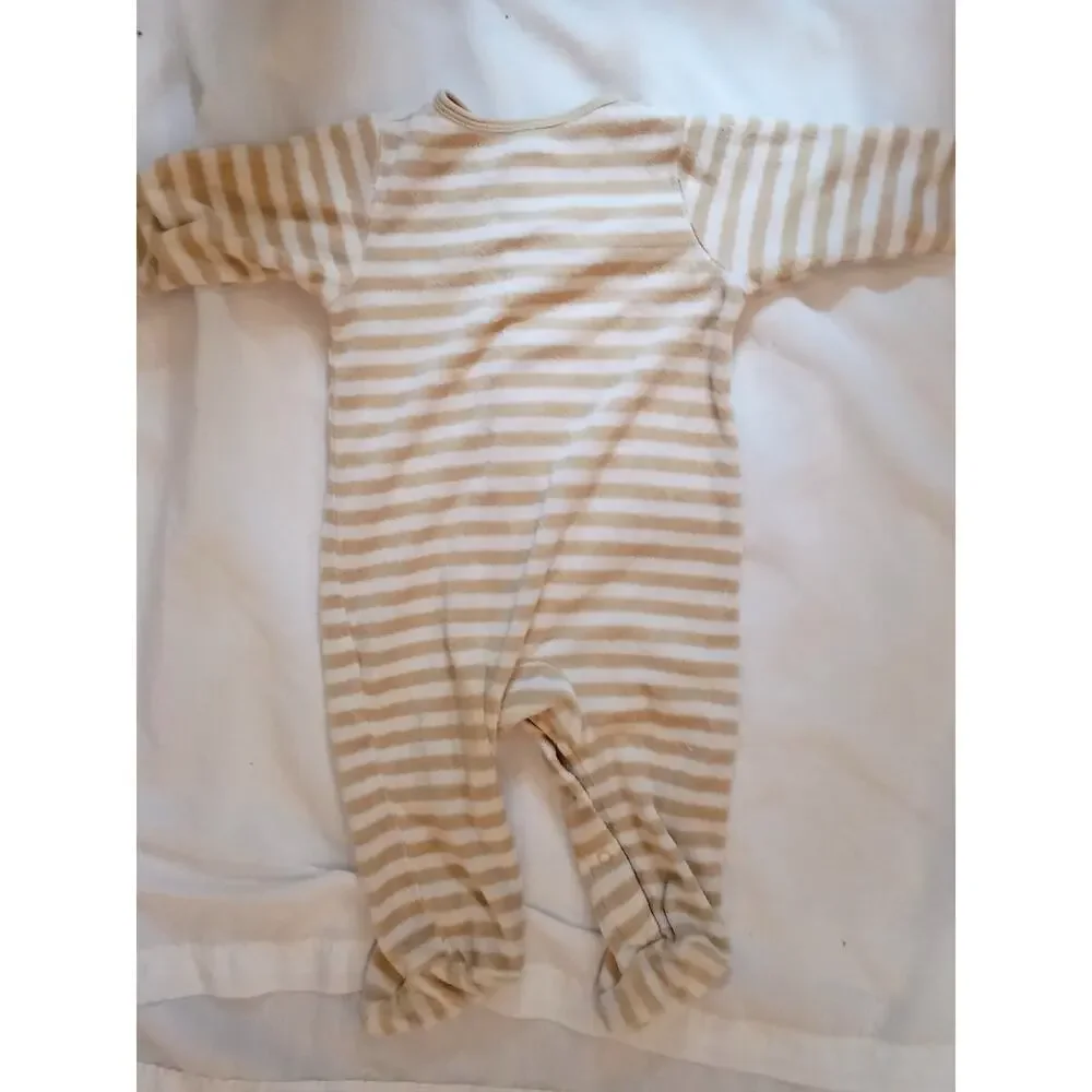 Lot of 2 Carters Baby Boys Size 6M Footie Sleeper PJ's So Cute & Mommys BigGuy